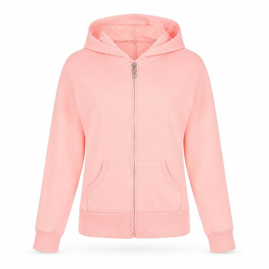 Front view of Forever Pink women’s pink jacket, size L