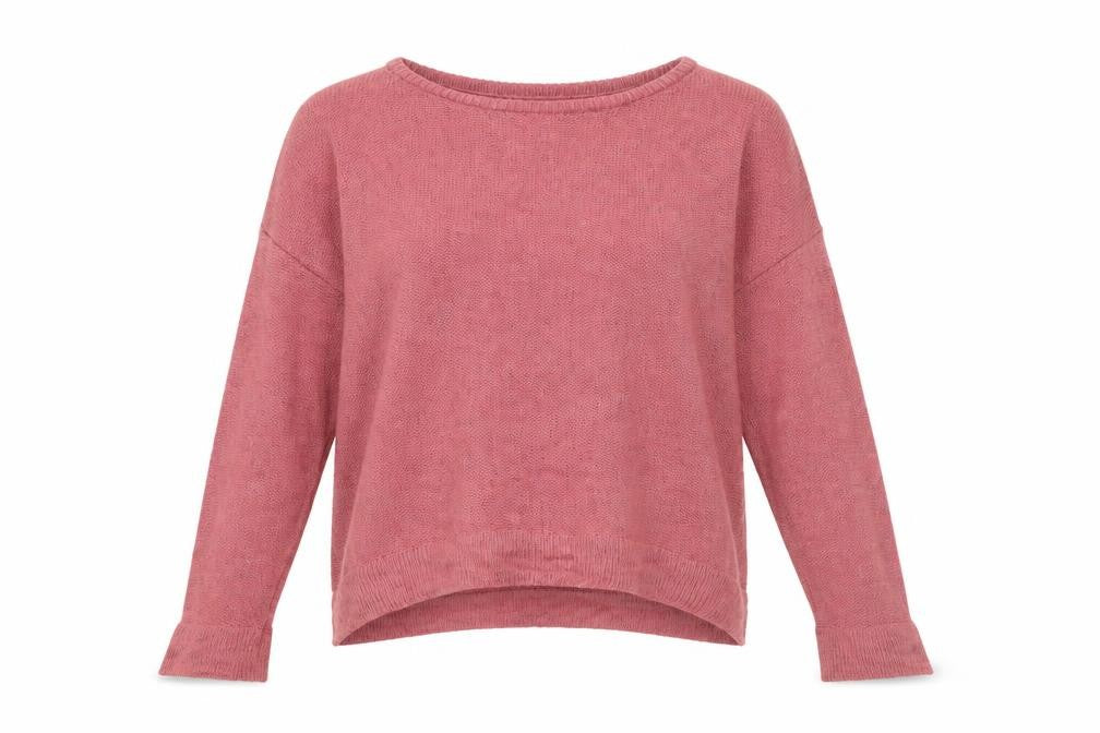 Front view of Angel women’s pink jumper, size L