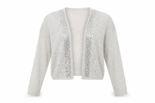 Front view of Next women’s grey jacket, size UK 10