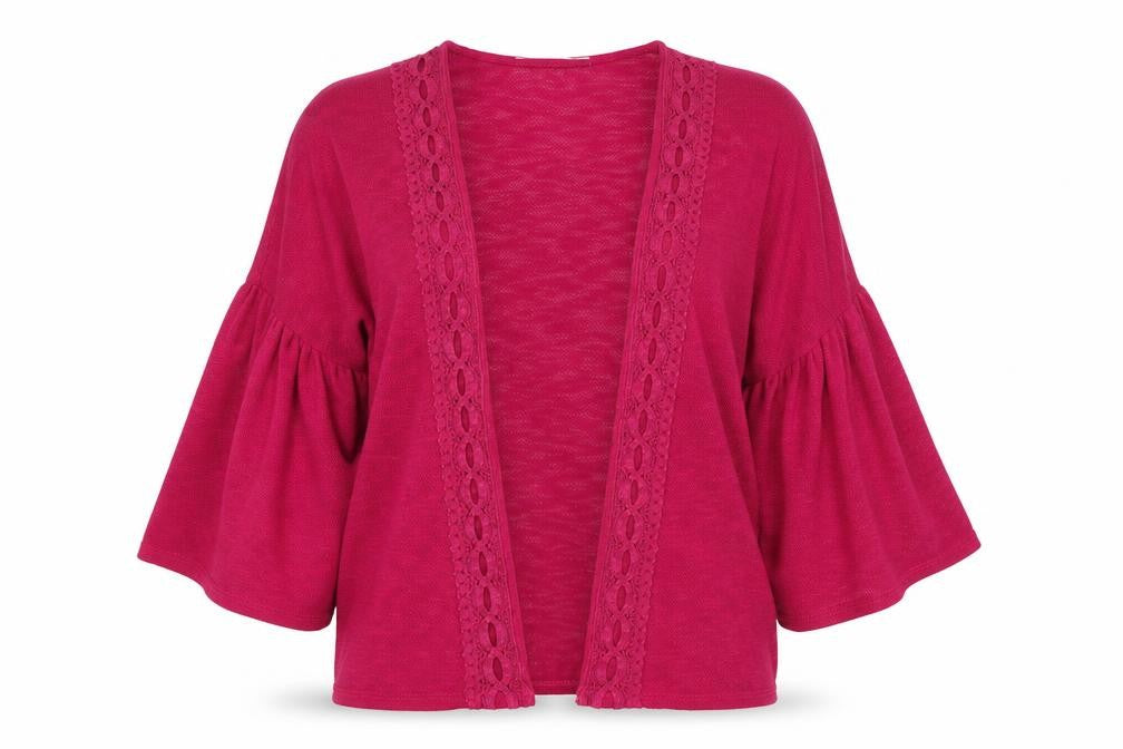 George Womens Pink  Knit Cardigan Jumper Size 8