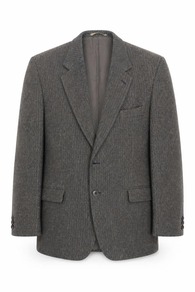 Front view of Brook Taverner men’s multicoloured geometric jacket blazer, size 44