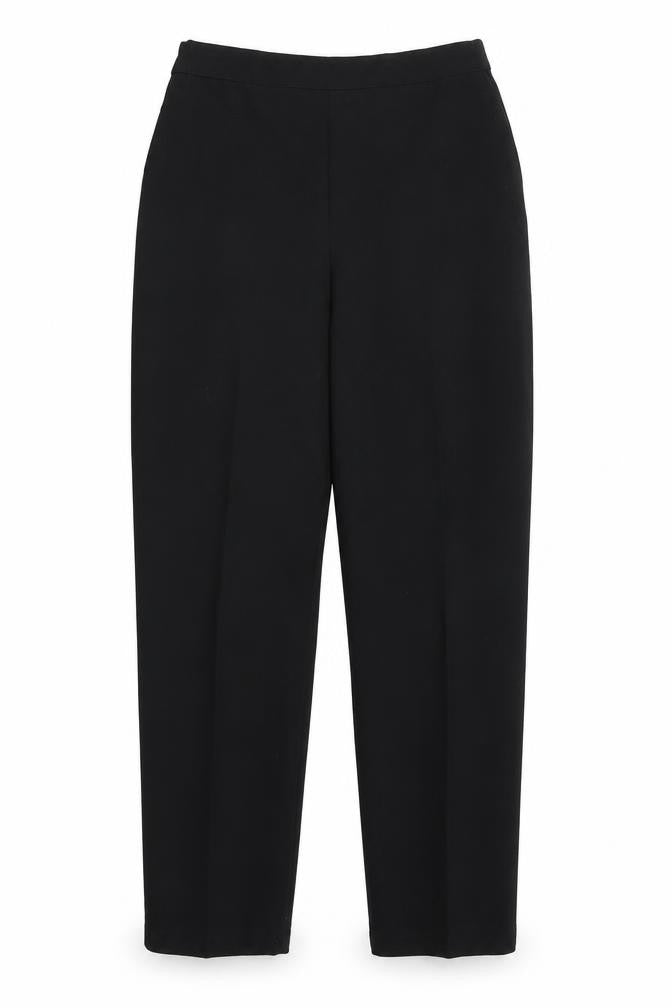 Preworn Womens Black   Trousers  Size 12 L26 in