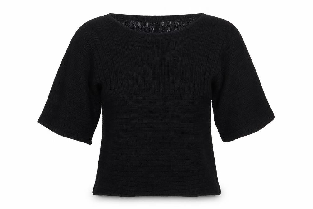 Front view of Cheap Monday women’s black jumper, size XS