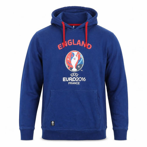Euro 2016 Mens Blue   Pullover Hoodie Size M  - England Euro 016