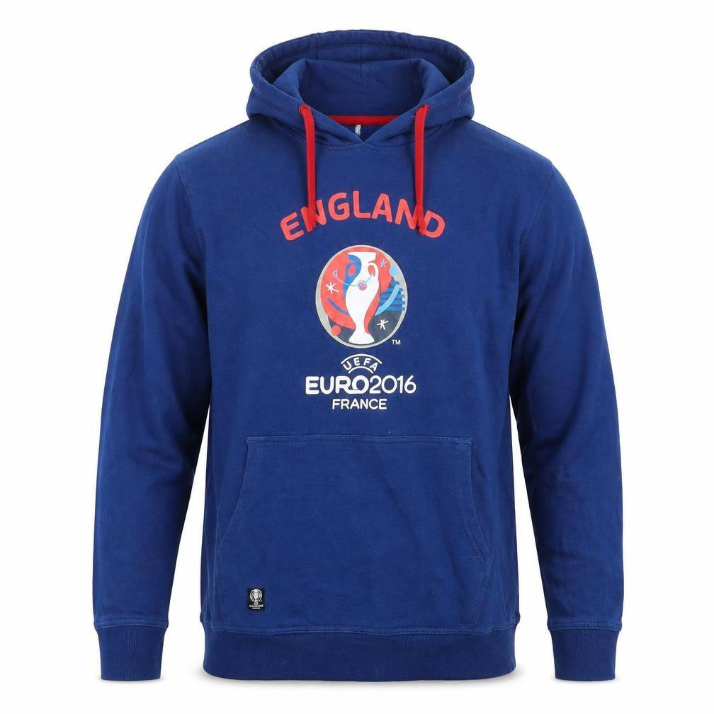 Euro 2016 Mens Blue   Pullover Hoodie Size M  - England Euro 016