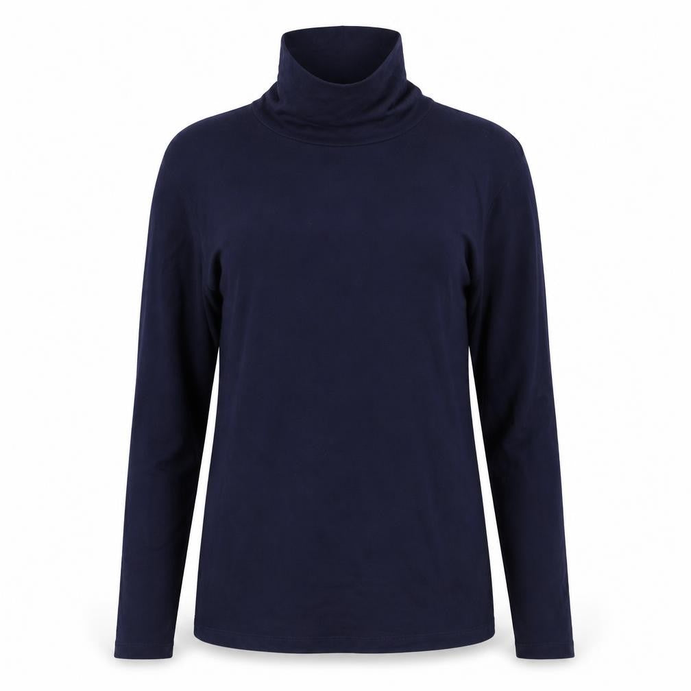 Front view of Dorothy Perkins women’s blue pullover sweatshirt, size UK 16