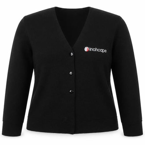 Balmoral Womens Black  Knit Cardigan Jumper Size M