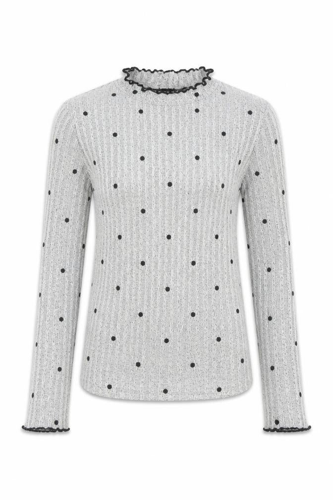 Front view of F&F girls’ grey jumper, size 9, years