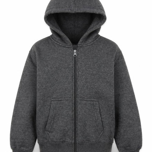 A2Z 4Kids Boys Grey   Full Zip Hoodie Size 7 Years