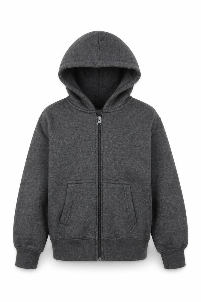 A2Z 4Kids Boys Grey   Full Zip Hoodie Size 7 Years