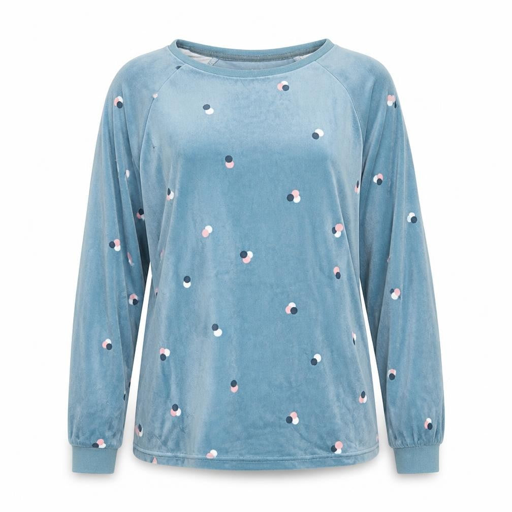 Front view of Primark women’s blue jumper, size XS