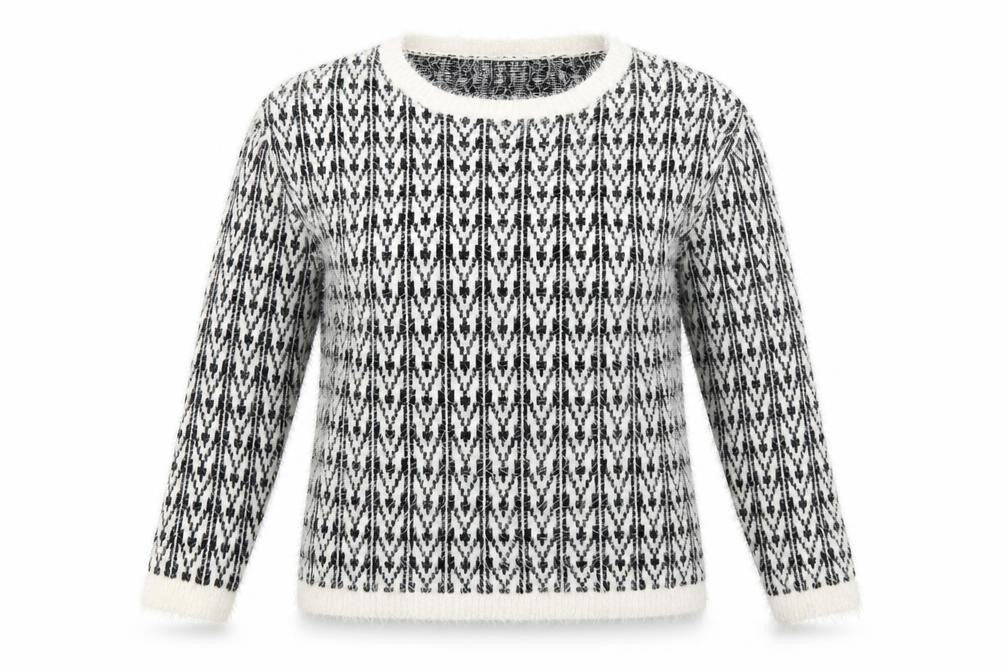 Front view of Select women’s white jumper, size UK 10