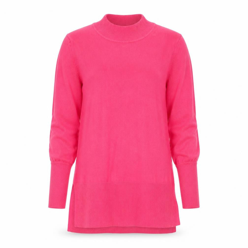Front view of Marks & Spencer women’s pink jumper, size XS