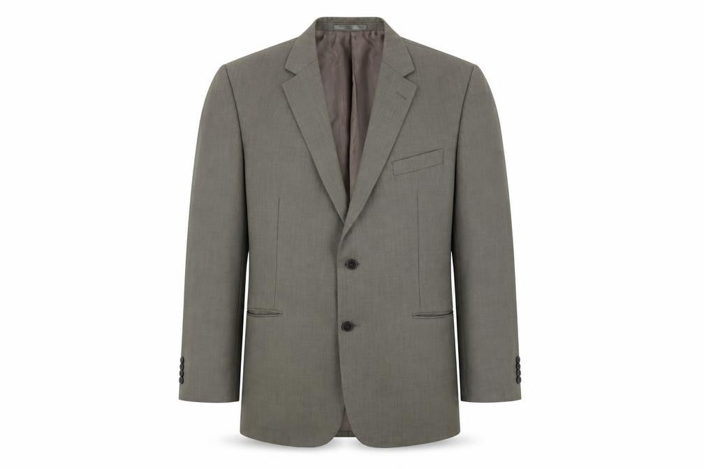 Front view of F&F men’s green jacket suit jacket, size 44