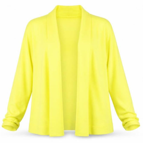 89th + Madison Womens Yellow  Knit Cardigan Jumper Size L