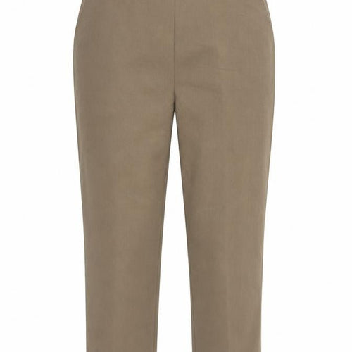 Emma Collction Womens Beige   Cropped Trousers Size 10 L23 in