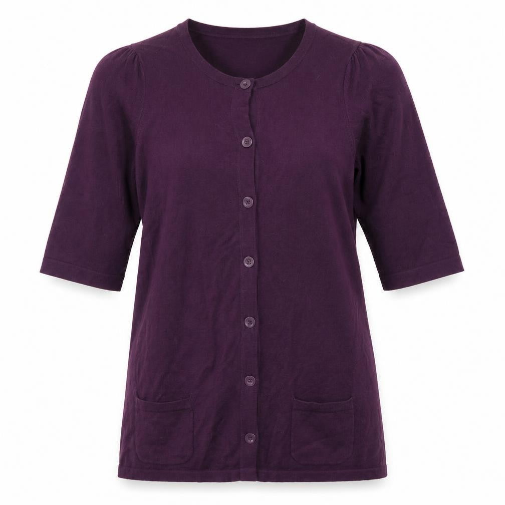 Ann Taylor Womens Purple   Cardigan Jumper Size M