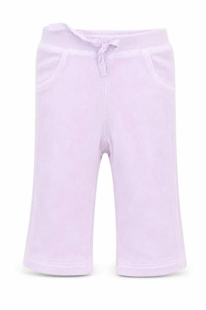 George Girls Purple   Jogger Trousers Size 0-3 Months  - Velvet feel