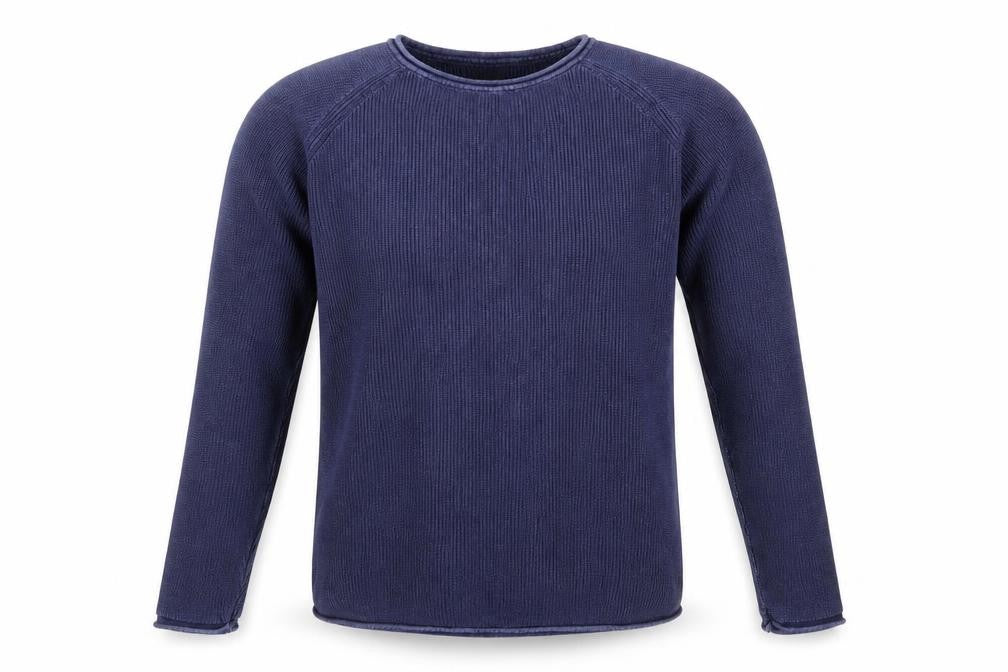 Front view of Primark men’s blue jumper, size S
