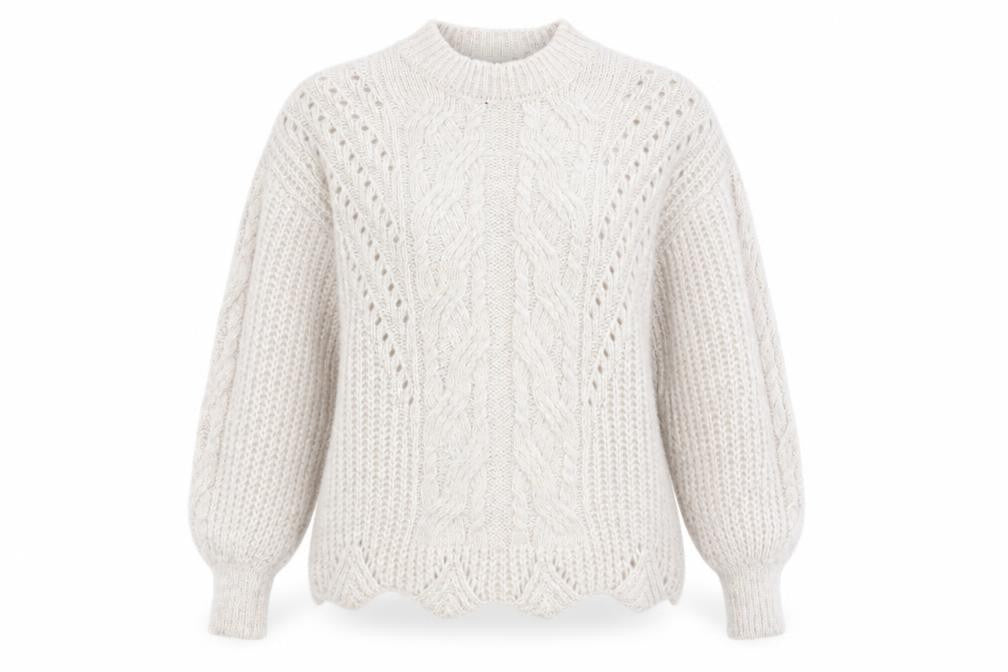 Front view of Primark women’s beige jumper, size XS