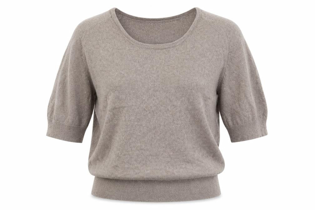 Front view of Nicole Farhi women’s brown jumper, size S