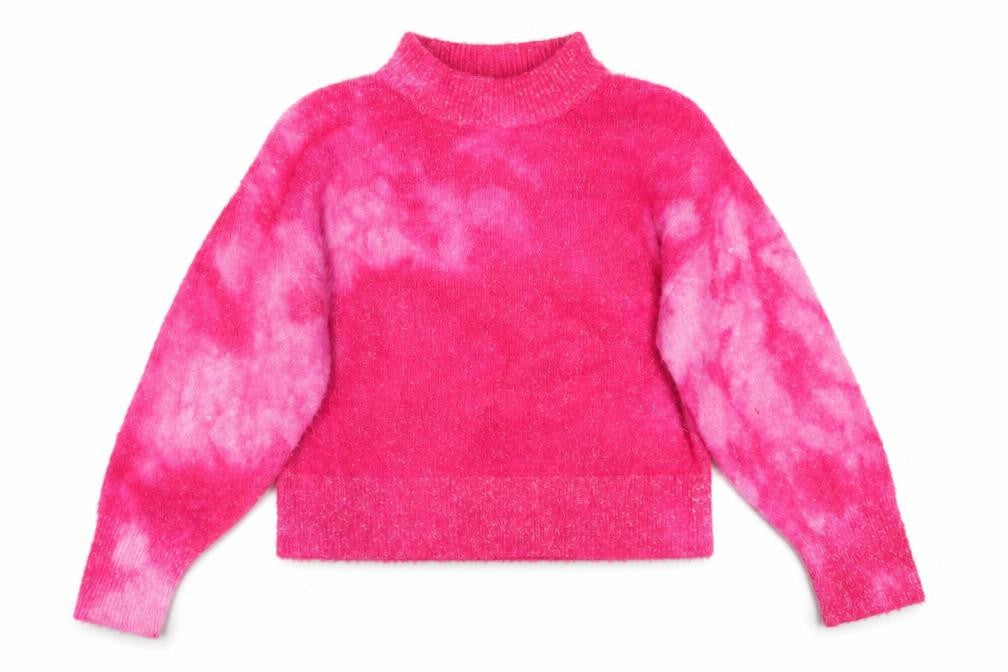 Front view of H&M women’s pink jumper, size S