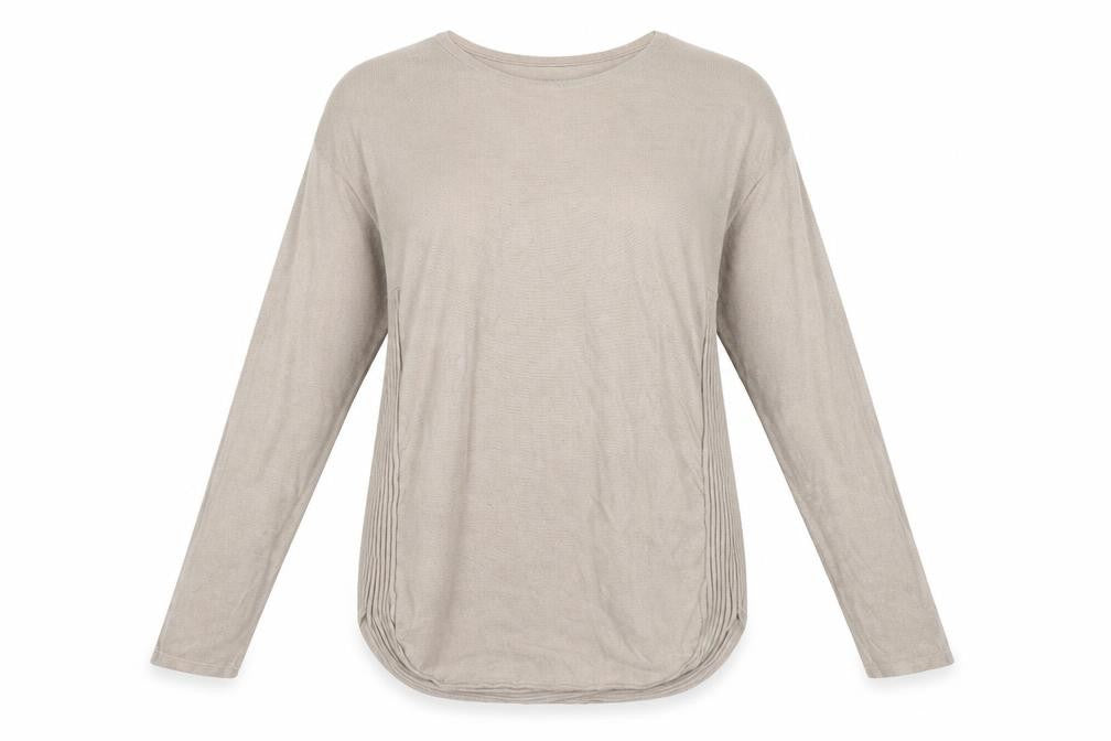 Front view of Cameo Rose women’s beige jumper, size M