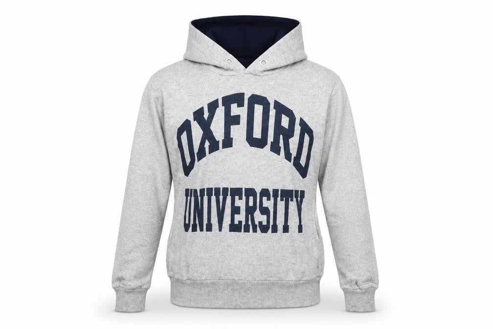 Front view of Feresatus women’s grey pullover hoodie, size S