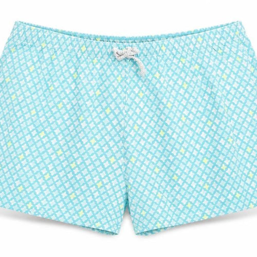 Jane & Bleecker Womens Blue Geometric  Sailor Shorts Size L - Pyjama Shorts
