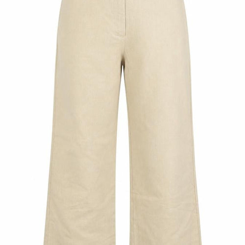 NILE COTTON Womens Beige   Bloomer Trousers Size M L25 in