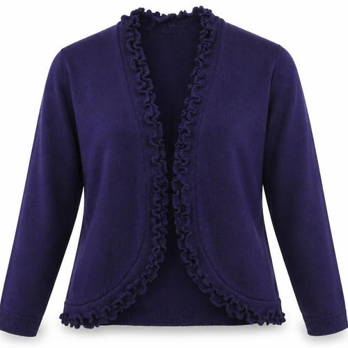Keeno Womens Blue  Knit Cardigan Jumper Size M