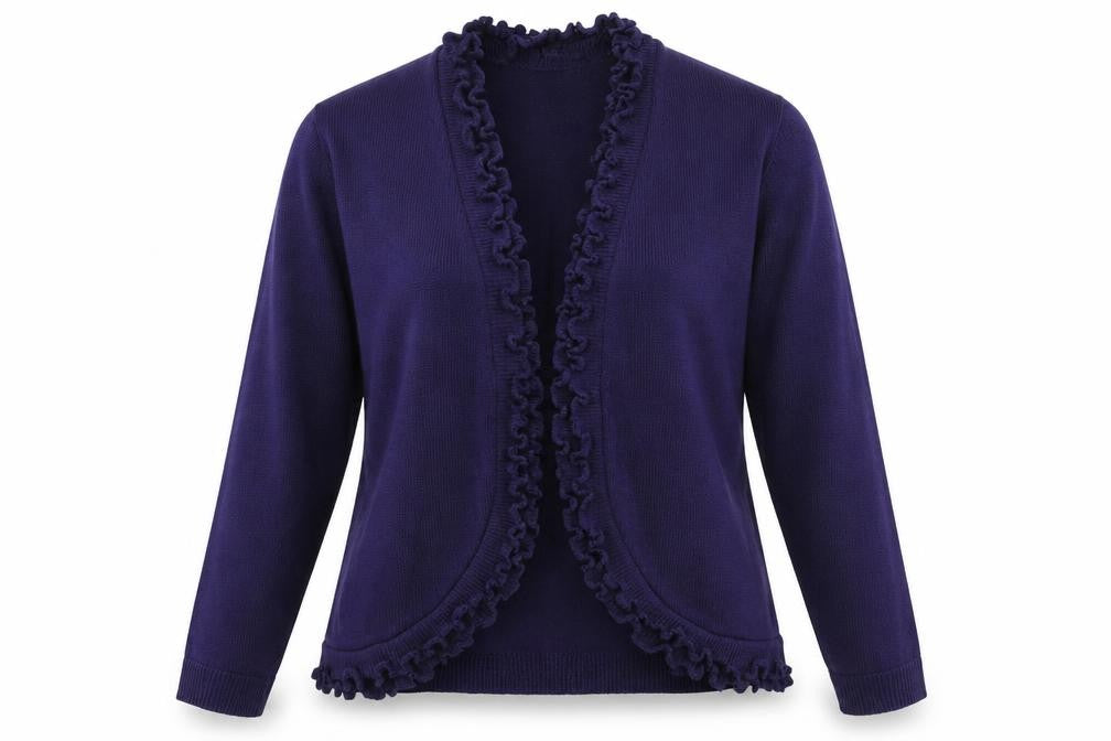 Keeno Womens Blue  Knit Cardigan Jumper Size M