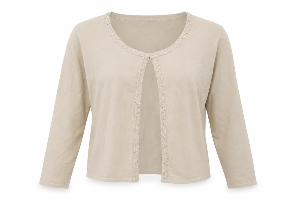 Preworn Womens Beige   Cardigan Jumper Size M