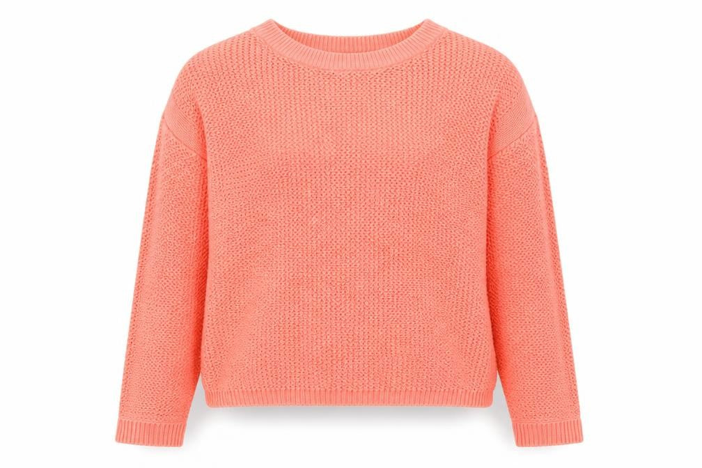 Front view of Marks & Spencer women’s pink jumper, size S