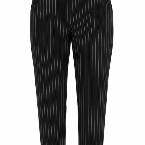 Pretty Little Thing Womens Black Striped  Trousers  Size 4 L23 in
