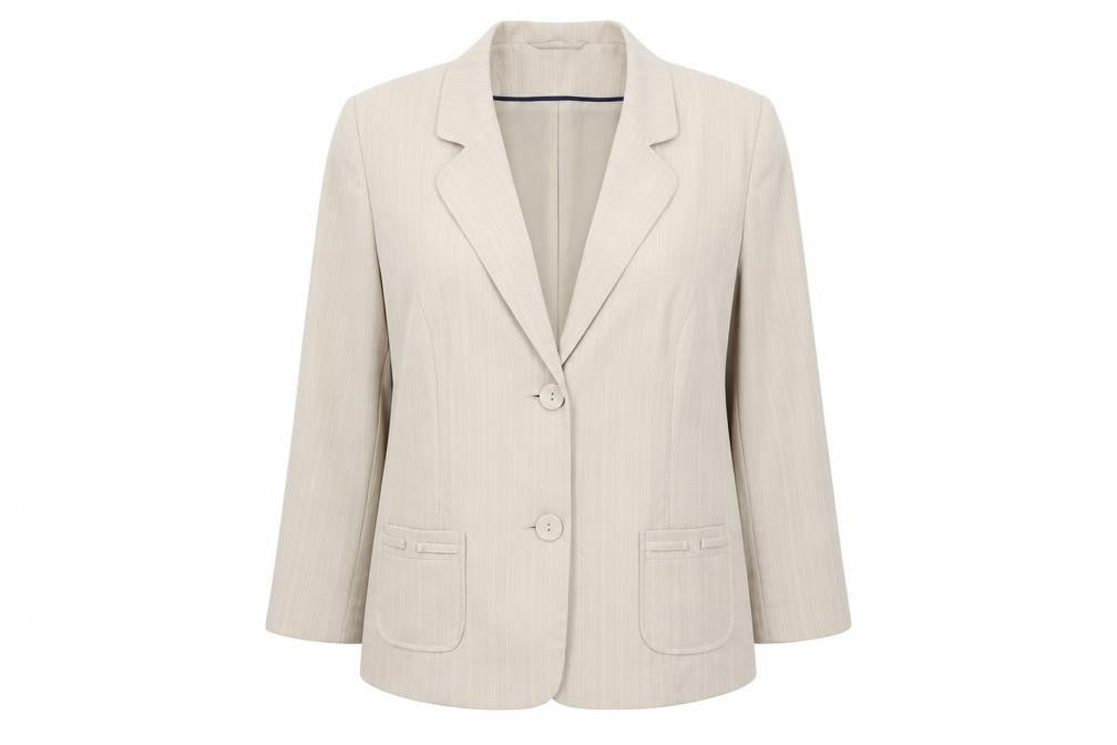 Bonmarché Womens Beige Jacket Suit Jacket Size 20