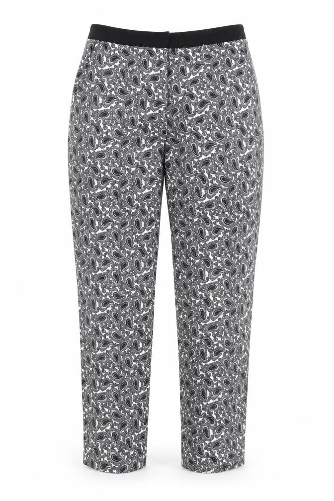 Topshop Womens Multicoloured Paisley  Trousers  Size 6 L24 in