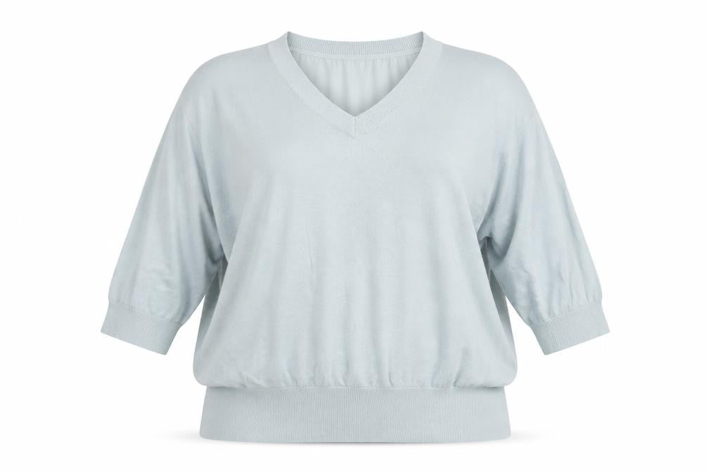 Front view of Planet women’s green knit jumper, size L