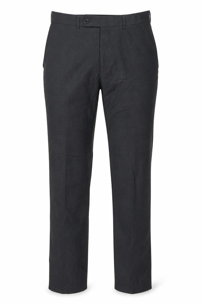 Front view of Matalan men’s green trousers, size 30, in, 31-inch leg