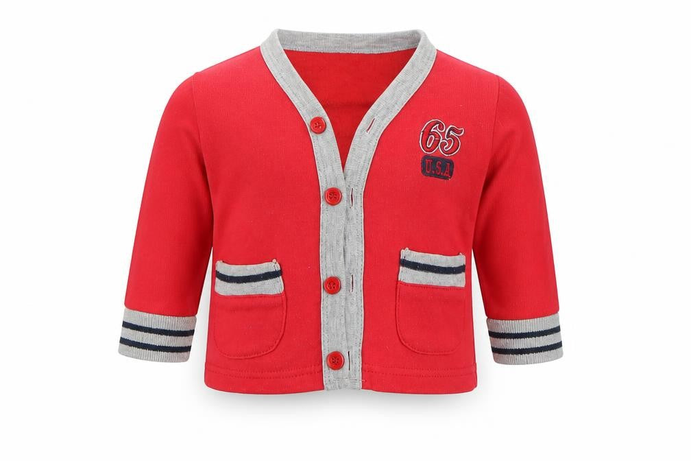Earlydays Baby Red   Cardigan Jumper Size 9-12 Months