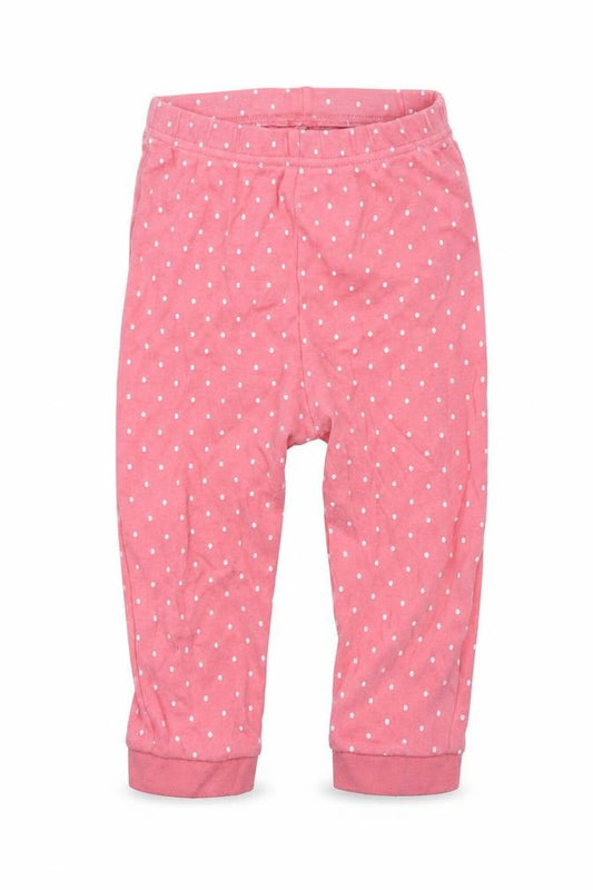 Front view of George boys’ pink polka dot sweatpants, size 2, years