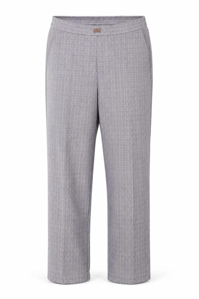 Marks and Spencer Mens Purple Houndstooth  Trousers  Size 16 L27 in