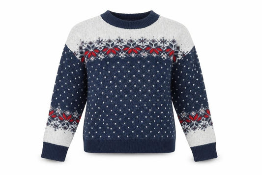 Front view of ASOS women’s multicoloured jumper, size UK 6