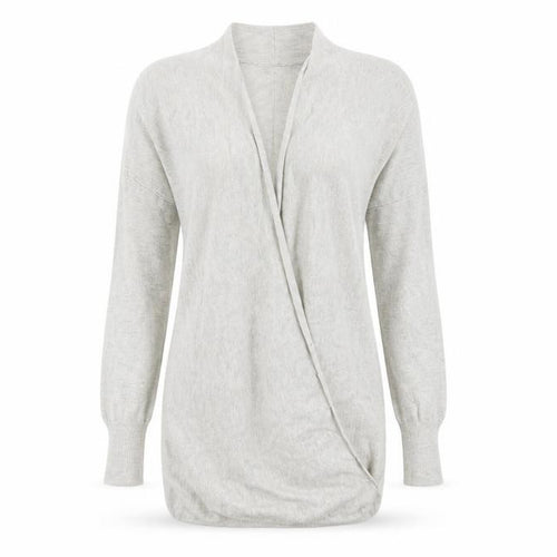 Amaryllis Womens Grey   Cardigan Jumper Size M