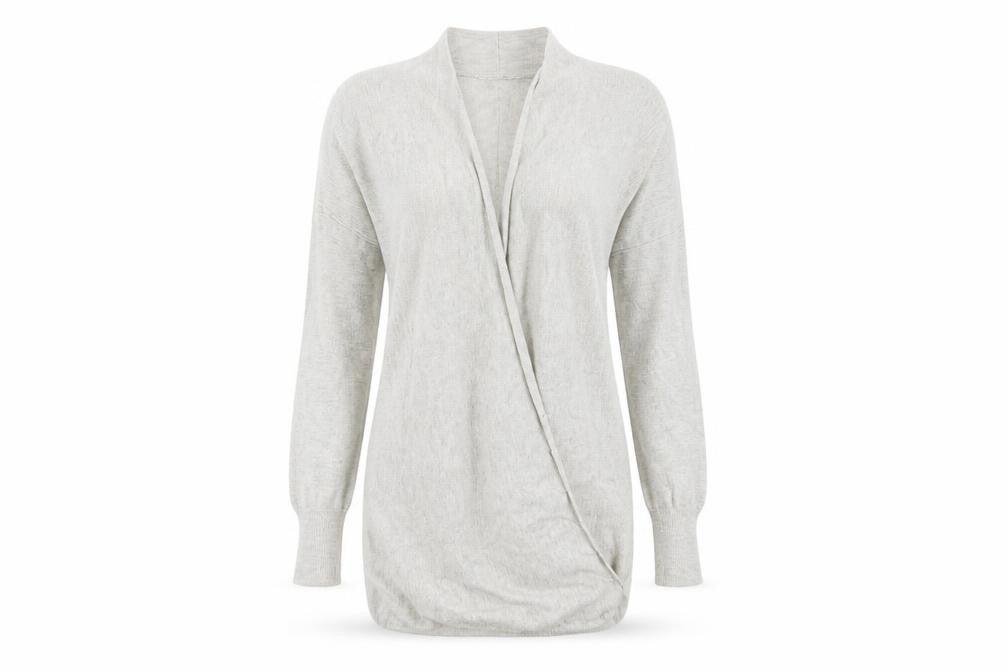 Amaryllis Womens Grey   Cardigan Jumper Size M