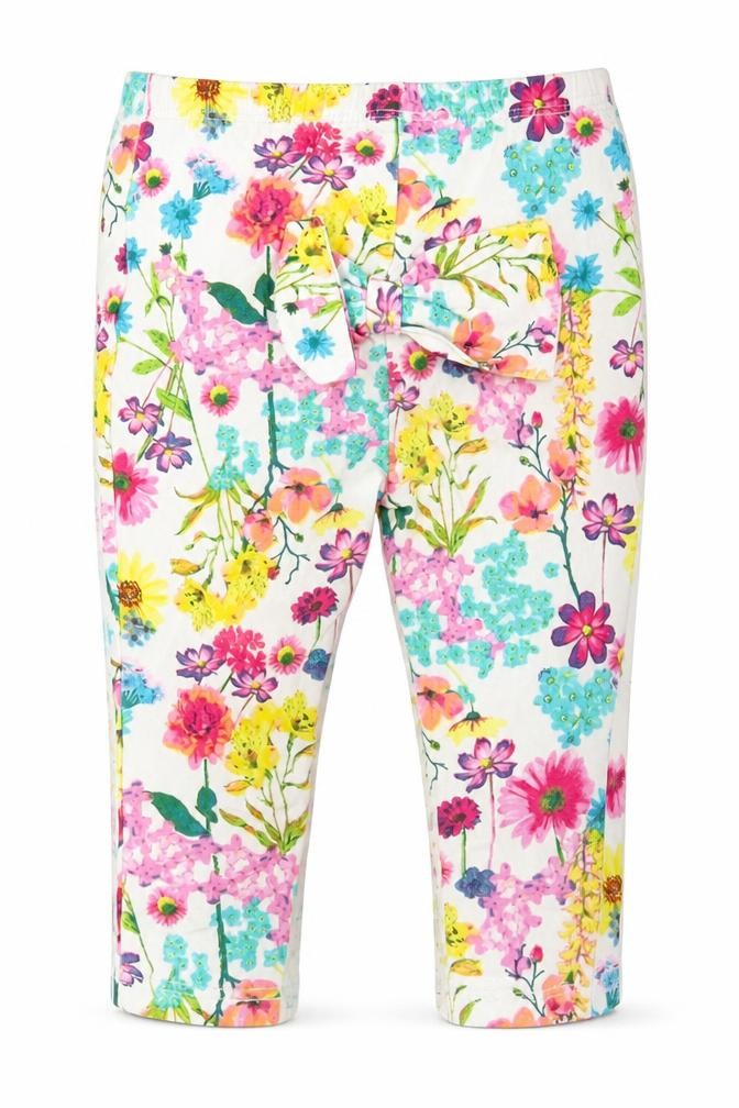 Monsoon Baby White Floral  Sweatpants Trousers Size 9-12 Months