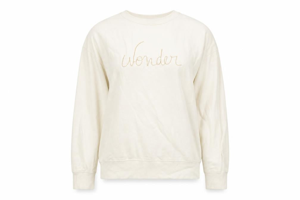 Front view of Preworn women’s beige jumper, size XL