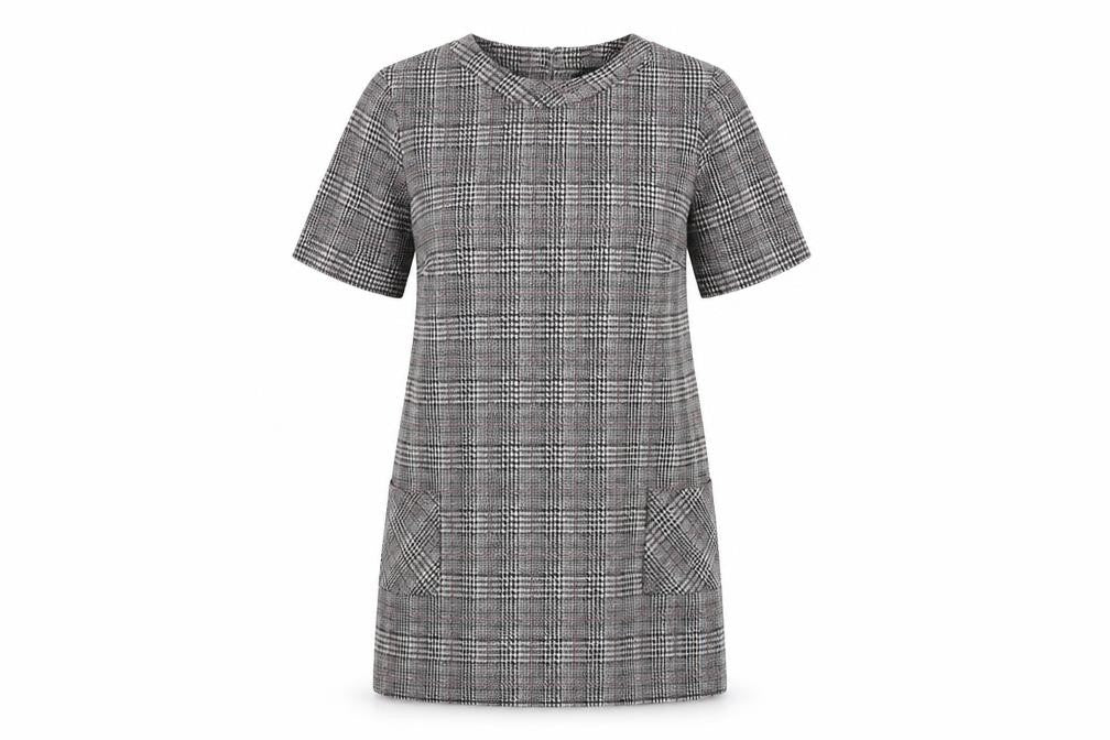 Front view of Dorothy Perkins women’s black a-line, size UK 10