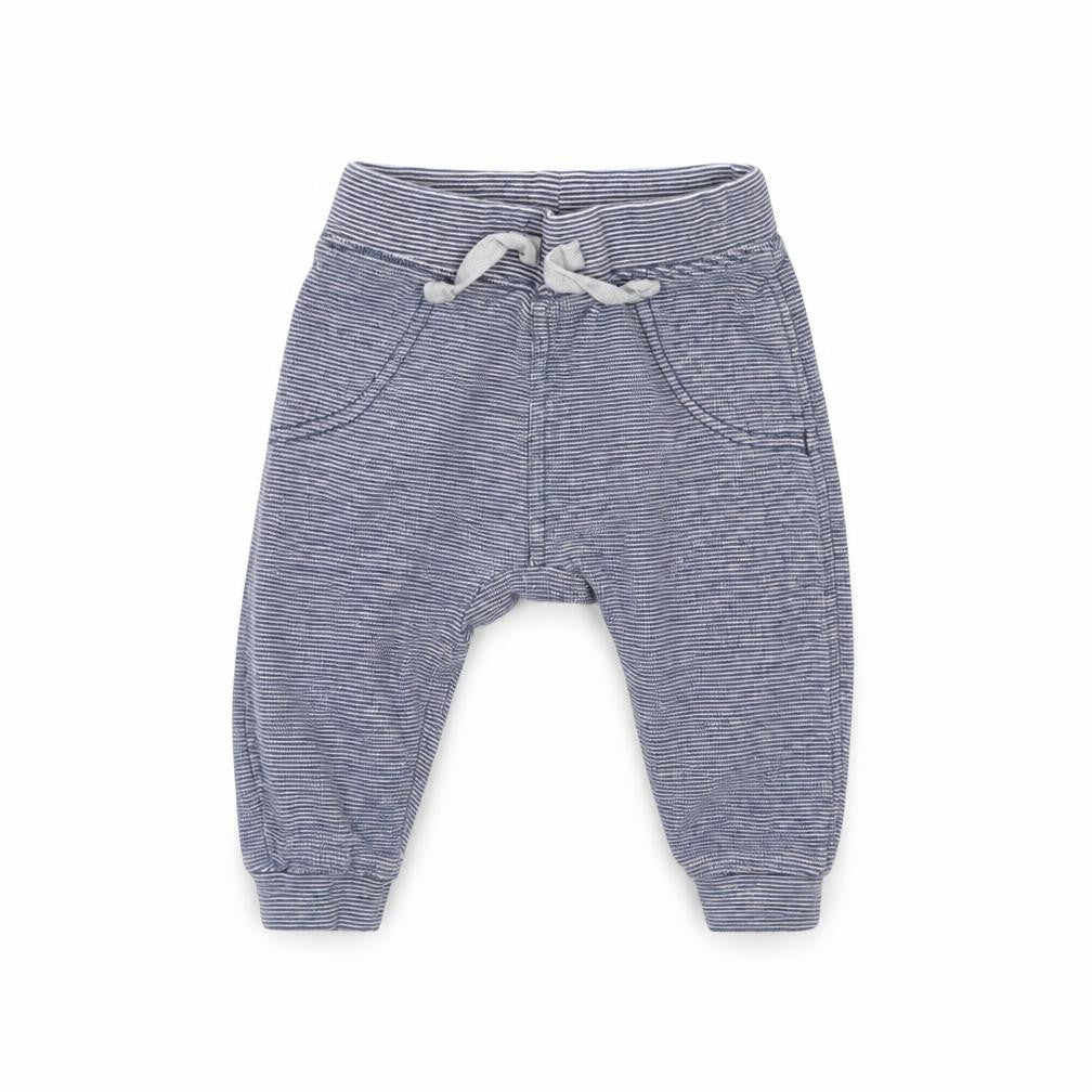 George Baby Blue Striped  Jogger Trousers Size 3-6 Months