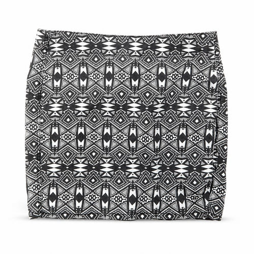 Divided by H&M Womens Black Geometric  Straight & Pencil Skirt Size 8